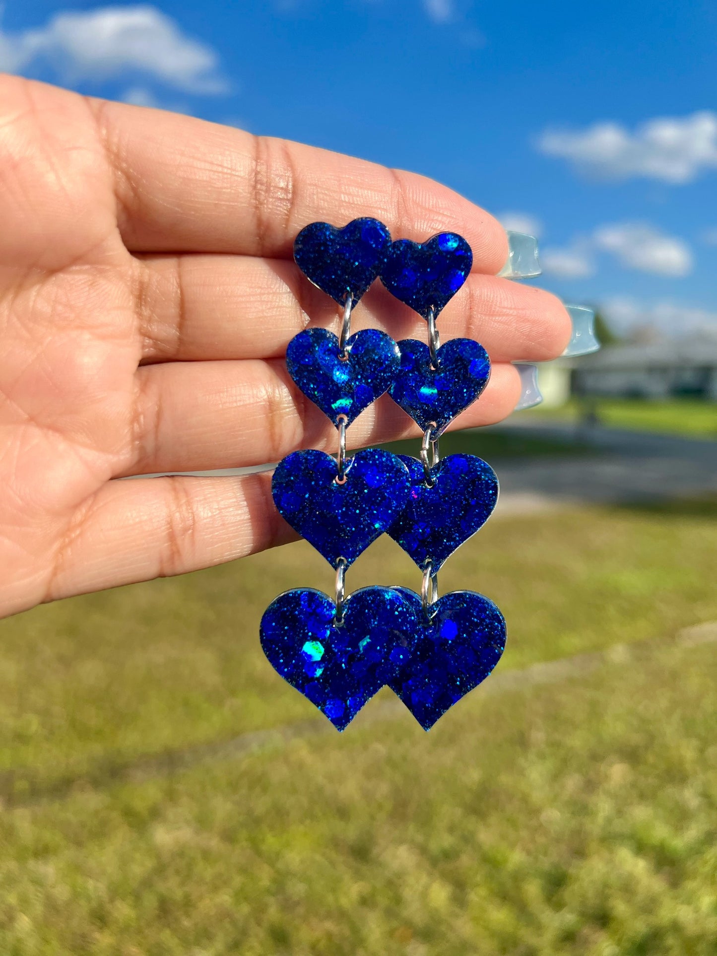 Heart Dangle Earrings