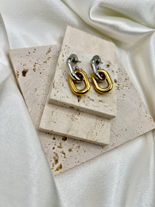 Double Chain Earrings