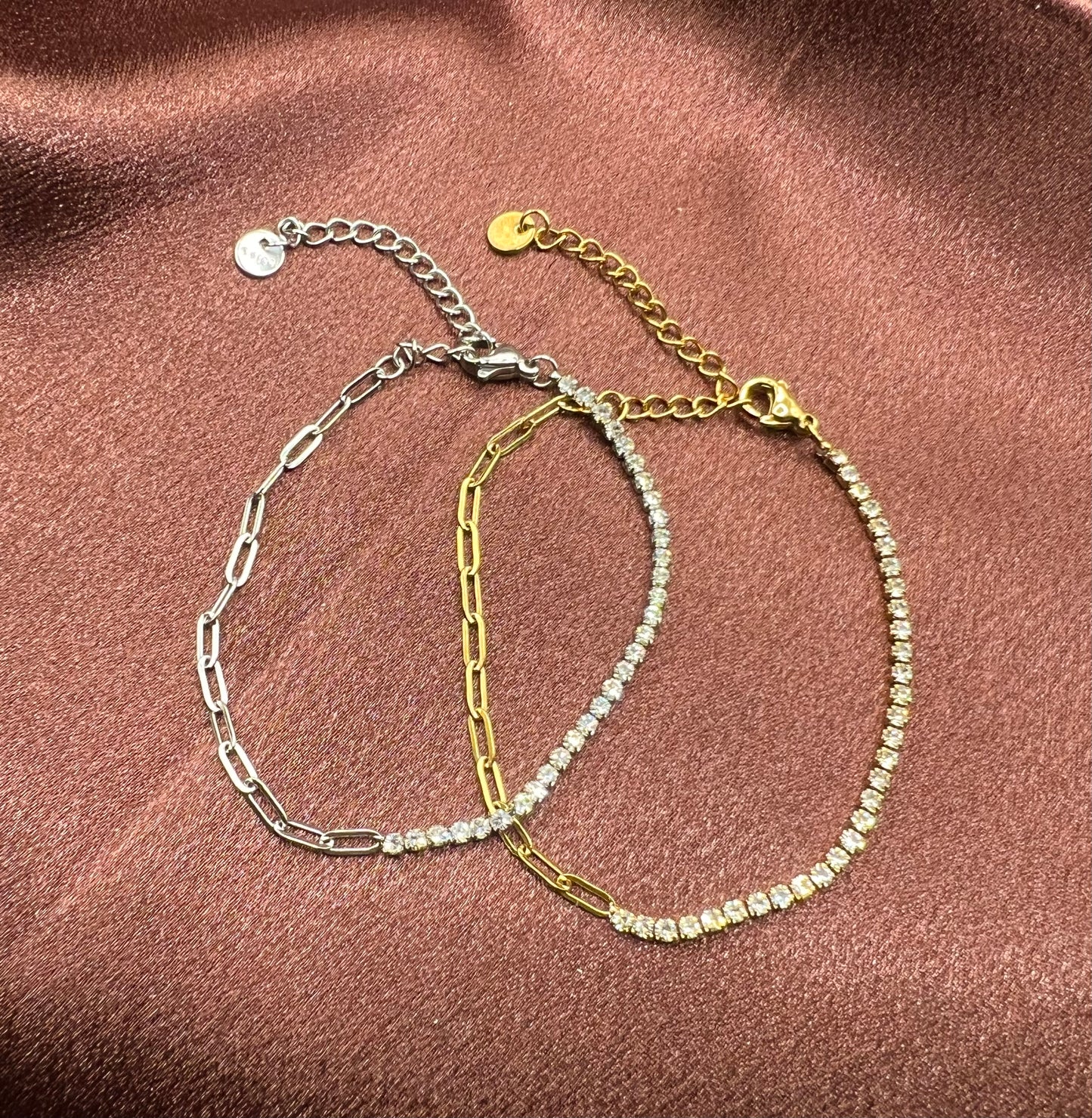 Tennis Chain Link Bracelet