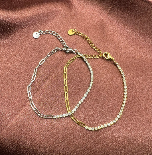 Tennis Chain Link Bracelet