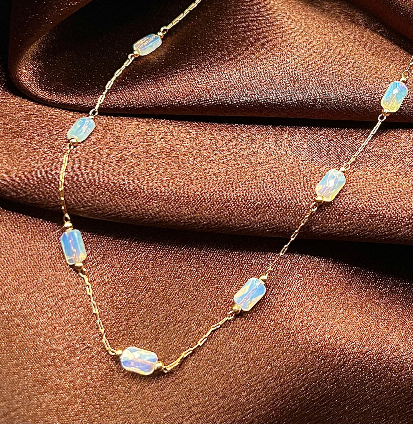 Dainty Stone Necklace