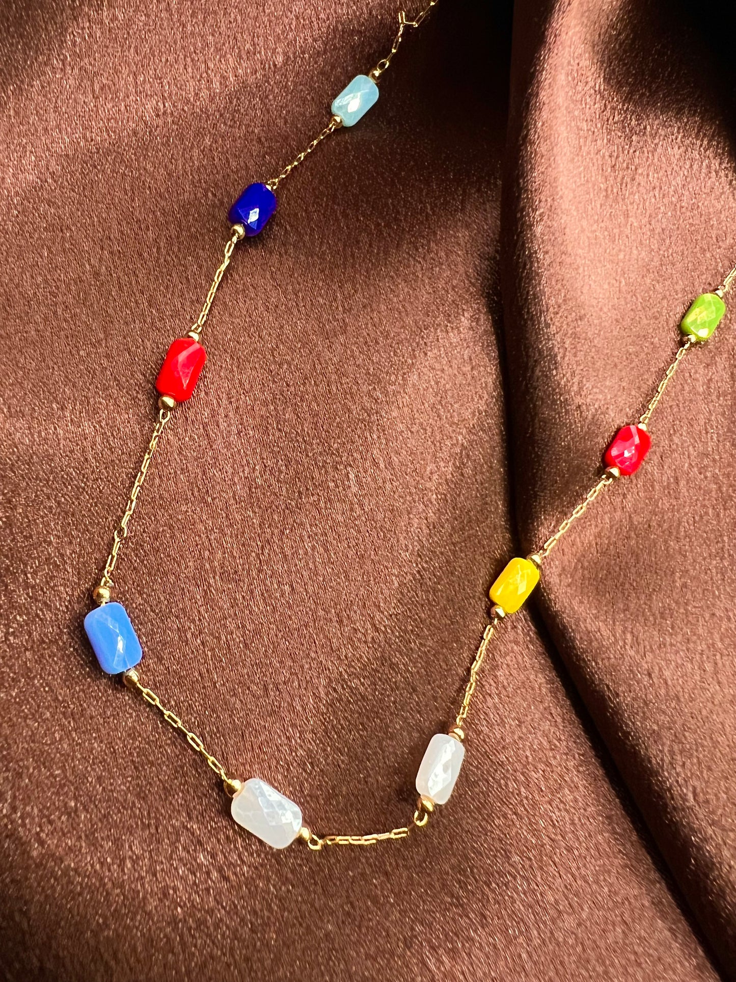 Dainty Stone Necklace